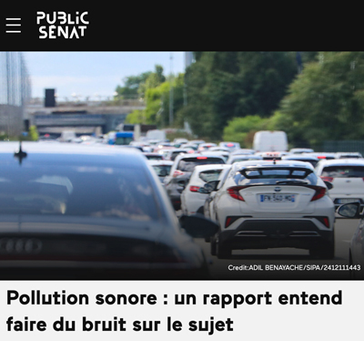 Pollution sonore : un rapport entend faire du bruit sur le sujet